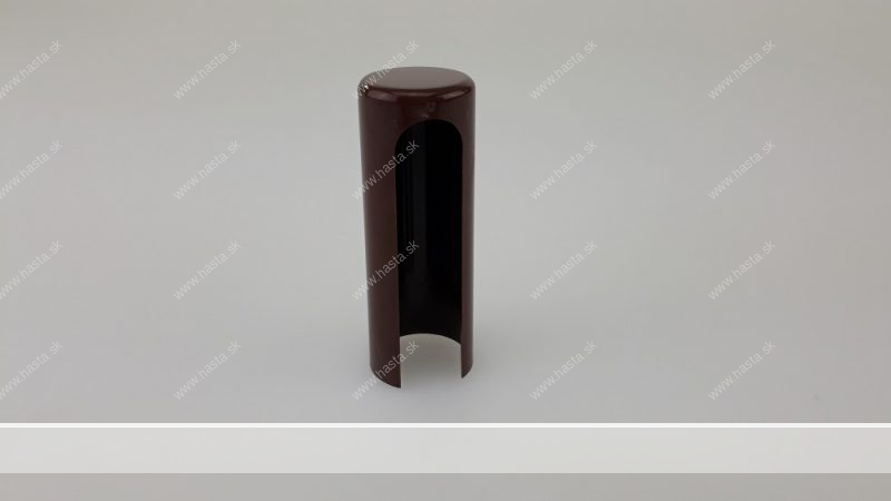 PLASTOVÁ KRYTKA D15X92 - HNEDÁ