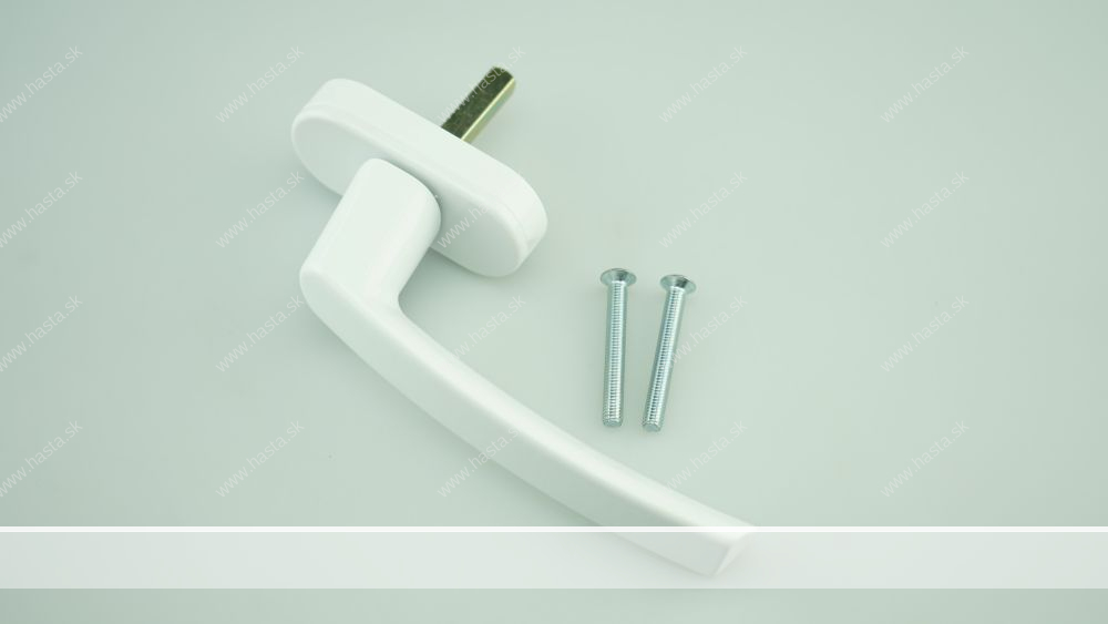 OKENNÁ KĽUČKA PRESSBURG 45 MM - BIELA